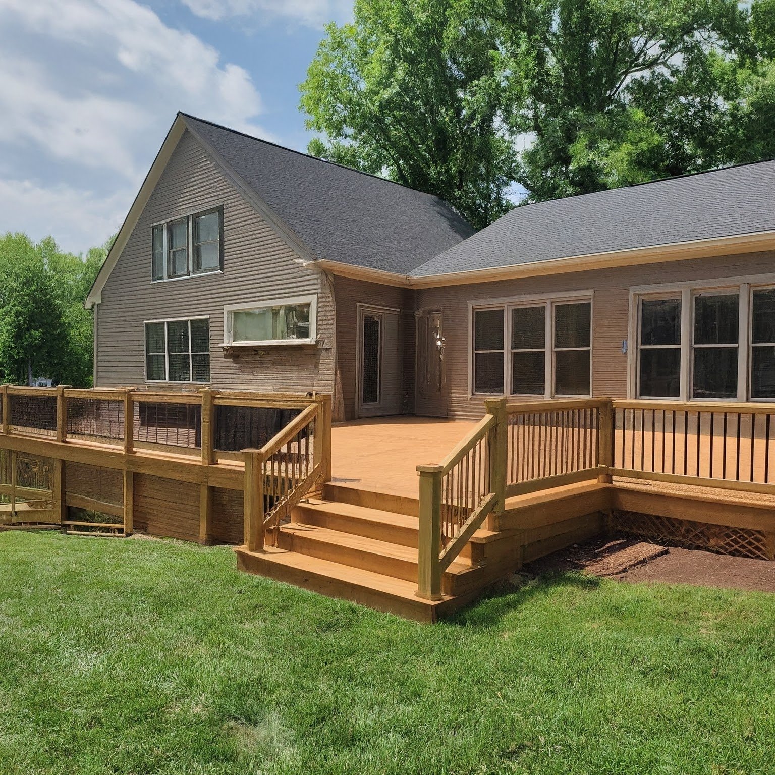 Image of quality deck construction in hoschton, georgia